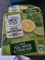 Mängden socker i Yuzu, menthe & citron vert