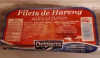 Mängden socker i Filets de Hareng salés et fumés