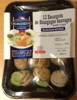 Mängden socker i Escargots de Borgogne sauvages