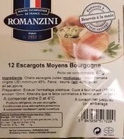 Mängden socker i 12 escargots moyens Bourgogne