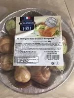 Mängden socker i Escargots belle grosseur Bourgogne