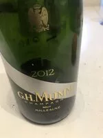 Mängden socker i Champagne Brut Millésimé 2012