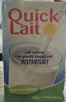 Mängden socker i Lait écremé en poudre instantané