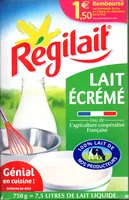 Mängden socker i Lait en poudre écrémé