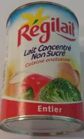 Mängden socker i Lait concentré non sucré entier