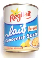 Mängden socker i Lait concentré sucré écrémé
