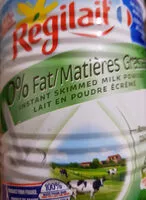 Mängden socker i Regilait lait Écrémé en Poudre
