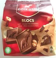 Mängden socker i Blocs Lait - Noisettes entières