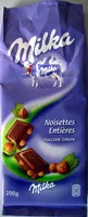 Mängden socker i Milka - Noisette Entières - Maxi Format