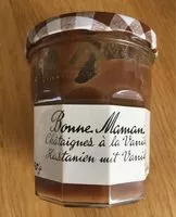 Mängden socker i Kastanien mit Vanille Confiture