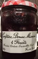 Mängden socker i Confiture 4 Fruits
