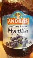 Mängden socker i Confiture allégée myrtilles