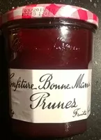 Mängden socker i Prunes - Confiture