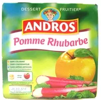Mängden socker i Dessert Fruitier Pomme Rhubarbe