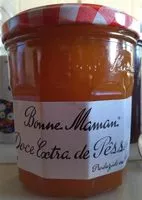 Mängden socker i Confiture de pêches