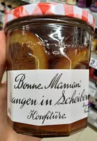 Mängden socker i Orangen in Scheiben Konfitüre