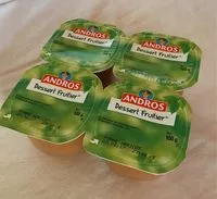 Mängden socker i Andros Les compotes Pomme Abricot