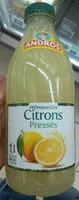 Mängden socker i Préparation Citrons pressés