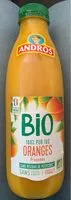 Mängden socker i 100% pur jus d'Oranges BIO pressées