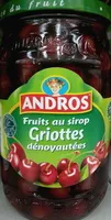 Mängden socker i Fruits au sirop griottes dénoyautées