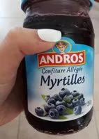 Mängden socker i Confiture allégée Myrtilles