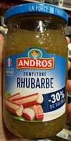 Mängden socker i Confiture allégée rhubarbe