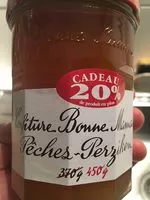 Mängden socker i Confiture de pêches