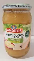 Mängden socker i Pomme Poire Morceaux Sans Sucres Ajoutés