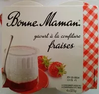 Mängden socker i Yaourt à la confiture de fraises