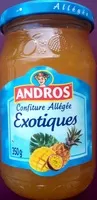 Mängden socker i Confiture allégée exotiques