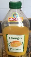 Mängden socker i Oranges pressées