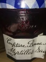 Mängden socker i Confiture bonne maman myrtille sauvages