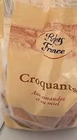 Mängden socker i Croquants