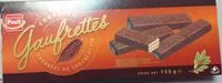 Mängden socker i Gaufrettes Fourrées Enrobées de Chocolat Fin
