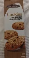Mängden socker i Cookies aux pepites de chocolat