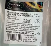 Mängden socker i Tranche emmental