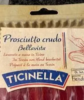 Mängden socker i Prosciutto crudo Bellavista