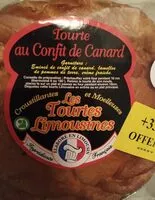 Mängden socker i Tourte au confit de canard