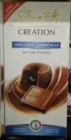 Mängden socker i Creation Moelleux au chocolat au cœur fondant