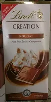 Mängden socker i Creation Nougat chocolat au lait extra fin