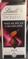 Mängden socker i Excellence - Choix noir aux éclats de noix de pécan caramélisée