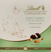 Mängden socker i Mini Carrés Pâte d'Amande chocolat noir