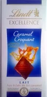 Mängden socker i Excellence - Caramel croquant, lait aux éclats de fin caramel