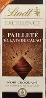 Mängden socker i Pailleté eclats de cacao