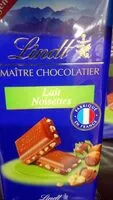 Mängden socker i Chocolat lait noisettes
