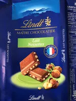 Mängden socker i Lait Noisettes