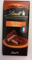 Mängden socker i Lindt Noir Extra fondant