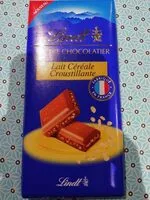 Mängden socker i Chocolat au lait céréale croustillante