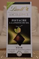 Mängden socker i Excellence Noir Pistache à la Pointe de Sel