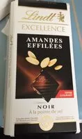 Mängden socker i Chocolat noir pointe de sel amandes